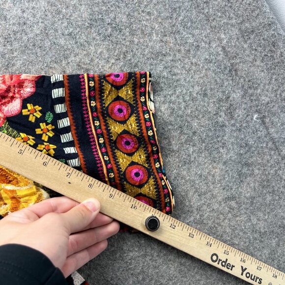 FARM Rio Black Graphic Short Sleeve T-Shirt - Picture 2 of 12